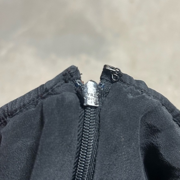 Tocca Embroidered Pink Paisley Strapless Silk Mini Dress Size 4 - Picture 8 of 9